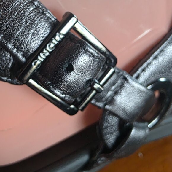 VIONIC (8) JOLIE Gun Medal Silver Metallic T-Strap Podiatrist Designed Footbed - Picture 8 of 13